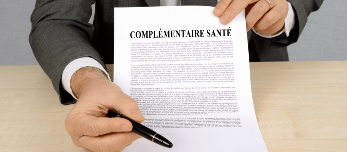 Une fiche de complémentaire santé